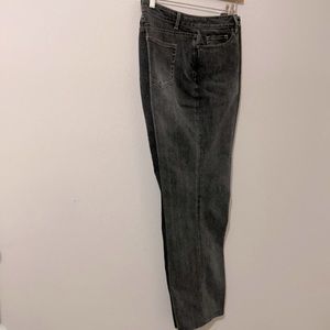 Coldwater Creek gray jeans size 12. 76% cotton 24% Elasterell.